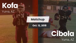 Matchup: Kofa  vs. Cibola  2018