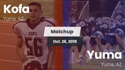 Matchup: Kofa  vs. Yuma  2018