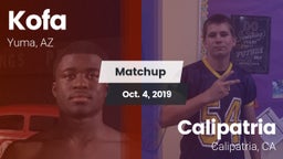 Matchup: Kofa  vs. Calipatria  2019
