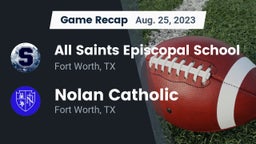 Recap: All Saints Episcopal School vs. Nolan Catholic  2023