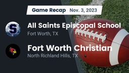 Recap: All Saints Episcopal School vs. Fort Worth Christian  2023