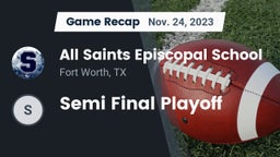 Recap: All Saints Episcopal School vs. Semi Final Playoff 2023