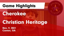 Cherokee  vs Christian Heritage  Game Highlights - Nov. 9, 2021