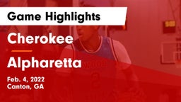 Cherokee  vs Alpharetta  Game Highlights - Feb. 4, 2022