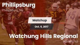 Matchup: Phillipsburg vs. Watchung Hills Regional  2017