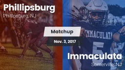 Matchup: Phillipsburg vs. Immaculata  2017