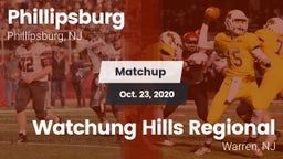 Matchup: Phillipsburg vs. Watchung Hills Regional  2020