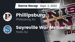 Recap: Phillipsburg  vs. Sayreville War Memorial  2022