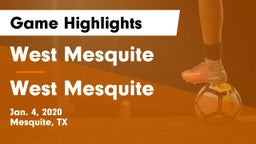 West Mesquite  vs West Mesquite  Game Highlights - Jan. 4, 2020