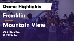 Franklin  vs Mountain View  Game Highlights - Dec. 28, 2023