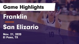 Franklin  vs San Elizario  Game Highlights - Nov. 21, 2020