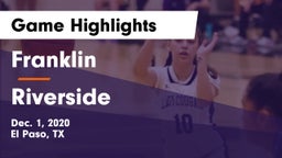 Franklin  vs Riverside  Game Highlights - Dec. 1, 2020