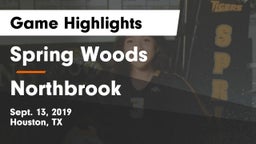 Spring Woods  vs Northbrook  Game Highlights - Sept. 13, 2019