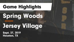 Spring Woods  vs Jersey Village  Game Highlights - Sept. 27, 2019