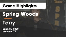 Spring Woods  vs Terry  Game Highlights - Sept. 25, 2020