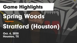 Spring Woods  vs Stratford  (Houston) Game Highlights - Oct. 6, 2020