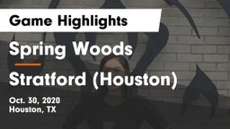 Spring Woods  vs Stratford  (Houston) Game Highlights - Oct. 30, 2020