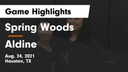 Spring Woods  vs Aldine  Game Highlights - Aug. 24, 2021