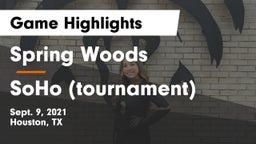 Spring Woods  vs SoHo (tournament) Game Highlights - Sept. 9, 2021