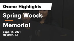 Spring Woods  vs Memorial  Game Highlights - Sept. 14, 2021