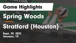Spring Woods  vs Stratford  (Houston) Game Highlights - Sept. 20, 2022