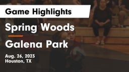 Spring Woods  vs Galena Park  Game Highlights - Aug. 26, 2023