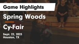 Spring Woods  vs Cy-Fair  Game Highlights - Sept. 22, 2023