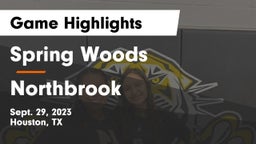 Spring Woods  vs Northbrook  Game Highlights - Sept. 29, 2023