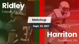 Matchup: Ridley  vs. Harriton  2017