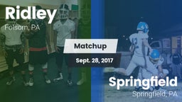Matchup: Ridley  vs. Springfield  2017