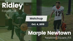 Matchup: Ridley  vs. Marple Newtown  2019