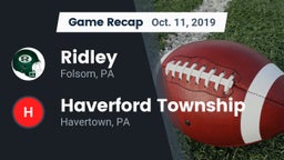 Recap: Ridley  vs. Haverford Township  2019