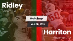 Matchup: Ridley  vs. Harriton  2019