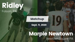Matchup: Ridley  vs. Marple Newtown  2020