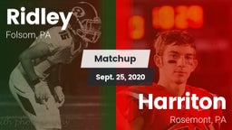 Matchup: Ridley  vs. Harriton  2020