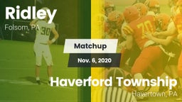 Matchup: Ridley  vs. Haverford Township  2020