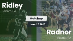 Matchup: Ridley  vs. Radnor  2020
