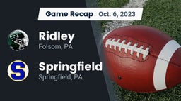 Recap: Ridley  vs. Springfield  2023