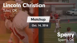 Matchup: Lincoln Christian vs. Sperry  2016