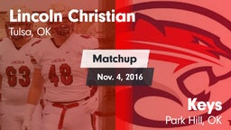 Matchup: Lincoln Christian vs. Keys  2016