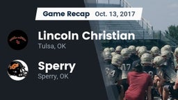Recap: Lincoln Christian  vs. Sperry  2017