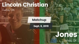 Matchup: Lincoln Christian vs. Jones  2019