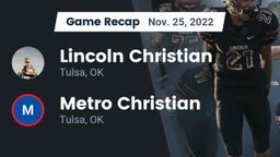 Recap: Lincoln Christian  vs. Metro Christian  2022