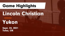 Lincoln Christian  vs Yukon Game Highlights - Sept. 24, 2021