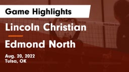 Lincoln Christian  vs Edmond North  Game Highlights - Aug. 20, 2022