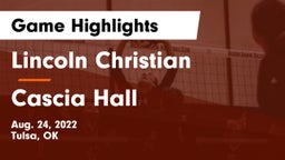 Lincoln Christian  vs Cascia Hall  Game Highlights - Aug. 24, 2022