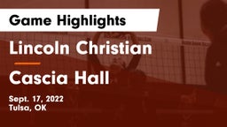 Lincoln Christian  vs Cascia Hall  Game Highlights - Sept. 17, 2022