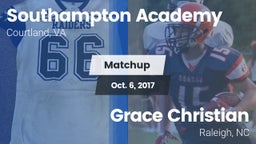 Matchup: Southampton Academy vs. Grace Christian  2017