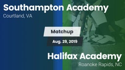 Matchup: Southampton Academy vs. Halifax Academy  2019