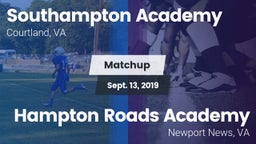 Matchup: Southampton Academy vs. Hampton Roads Academy  2019